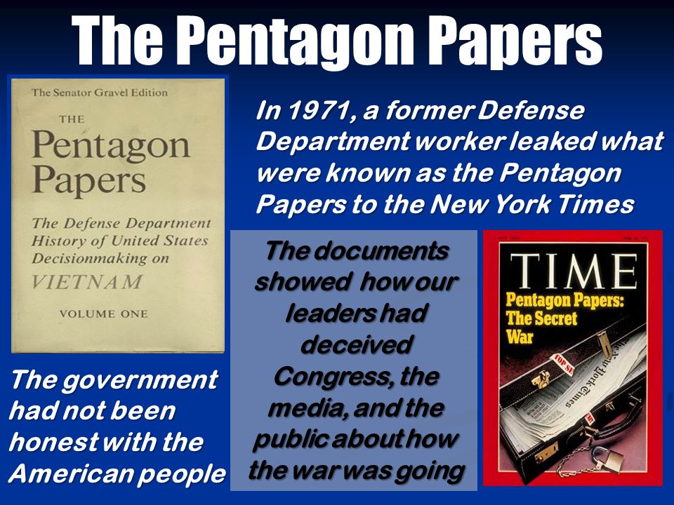 Trump, the Pentagon Papers and ‘fake news’